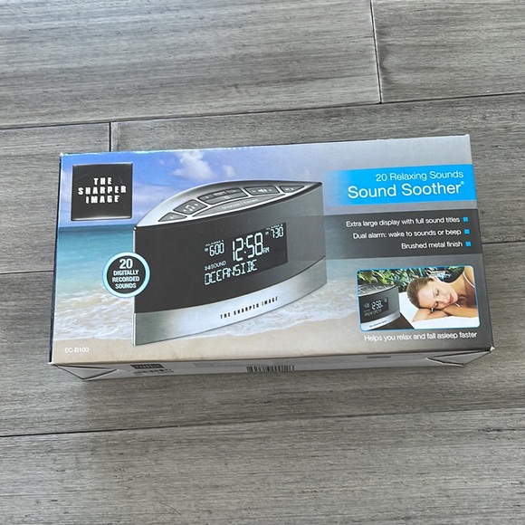 Sharper Image alarm clock and sound soother NWT - Picture 1 of 3